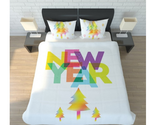 Постельное бельё «New Year» 1.5 спальное