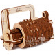 Деревянный 3D конструктор-пазл Ugears «Кодовый замок»