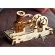 Деревянный 3D конструктор-пазл Ugears «Пневматический двигатель»