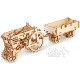 Деревянный 3D конструктор-пазл Ugears «Прицеп к трактору»