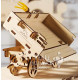 Деревянный 3D конструктор-пазл Ugears «Прицеп к трактору»