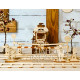 Деревянный 3D конструктор-пазл Ugears «Переезд и рельсы»
