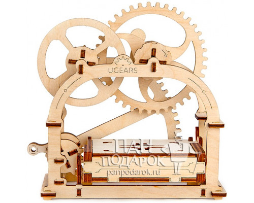 Деревянный 3D конструктор-пазл Ugears «Механическая шкатулка»