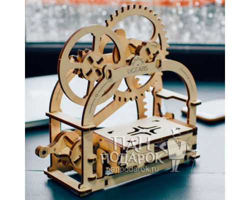 Деревянный 3D конструктор-пазл Ugears «Механическая шкатулка»